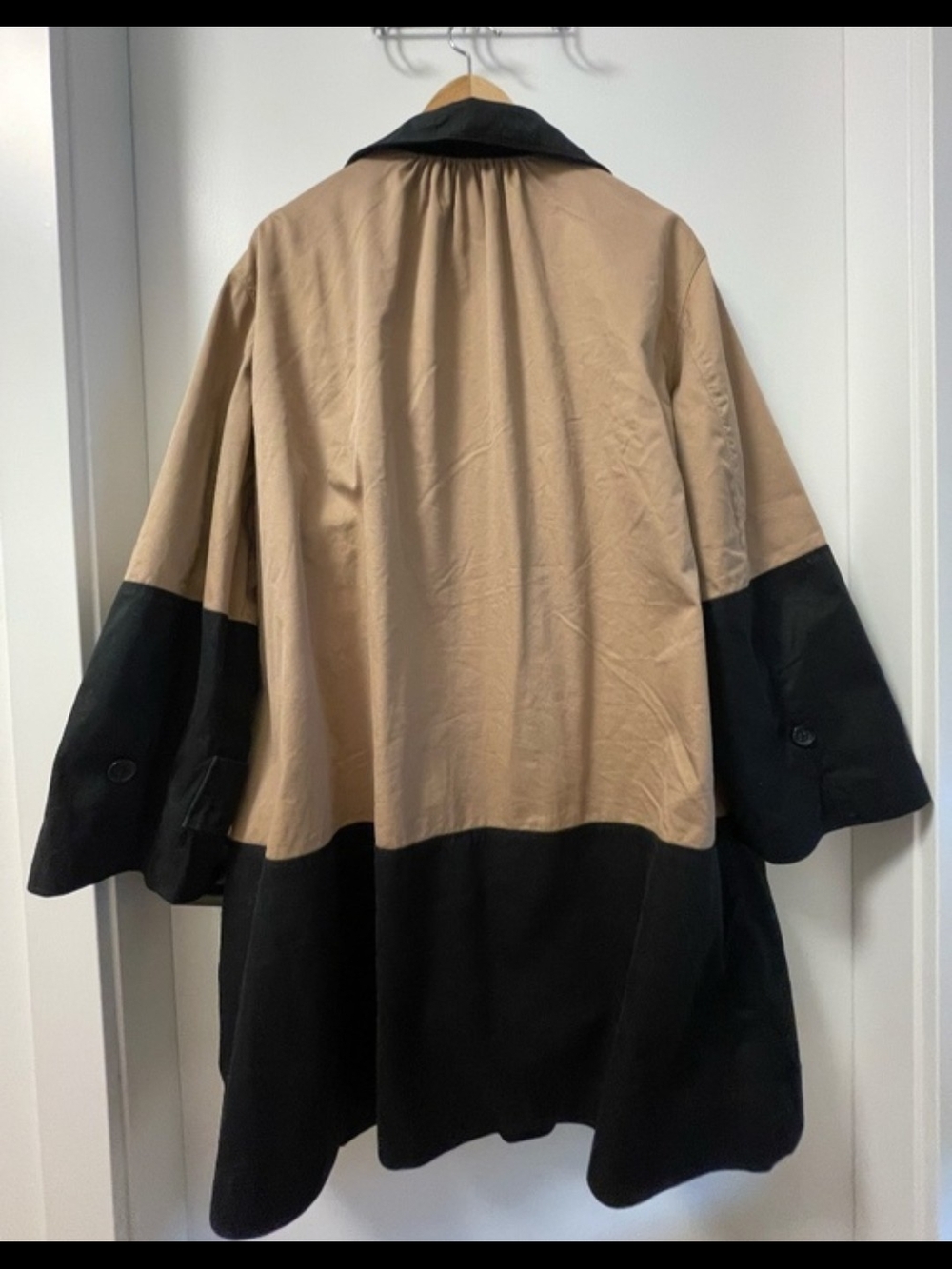 Vintage Club Monaco Black Label Two Tone Trench Jacket - Picture 2 of 7